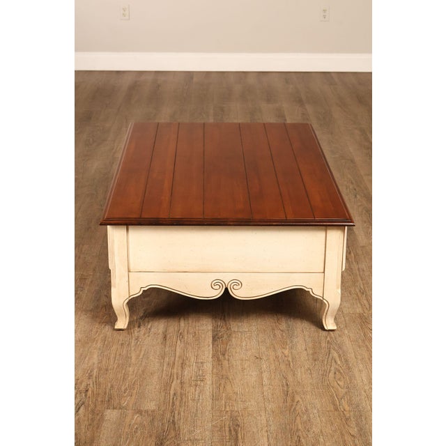 Ethan Allen French Country Style Coffee Table For Sale - Image 15 of 18