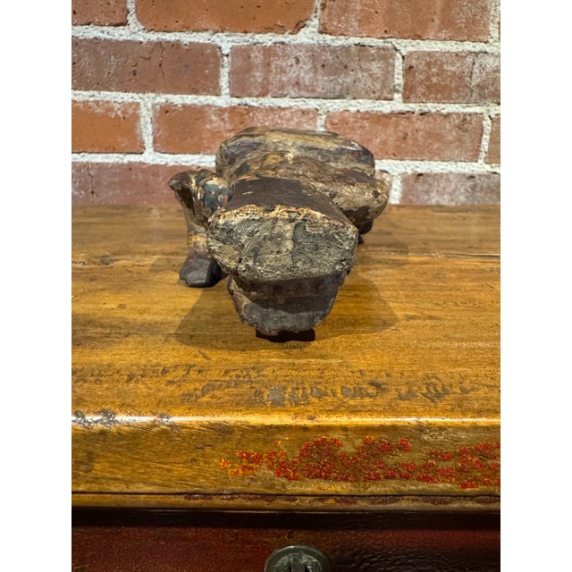 Late 18th Century Antique Chinese Warrior / Ancestor Figure For Sale - Image 9 of 9