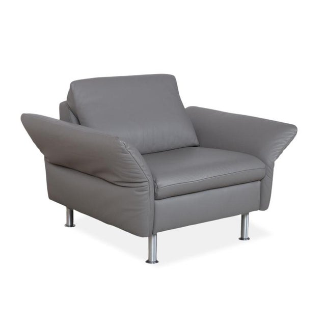 Modern Leather Elena Armchair with Manual Function from Koinor For Sale - Image 3 of 17
