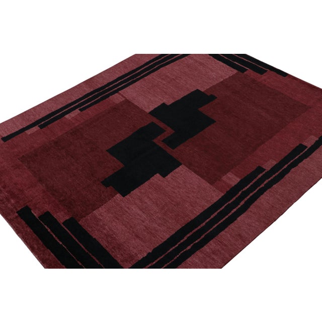 Hand knotted in wool, this 8x10 modern rug is an exciting new addition to the French Art Deco rug collection by Rug &...
