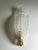 Murano Venetian White "Graniglia" Leave Murano Glass Walls Sconce - a Pair For Sale - Image 4 of 5