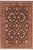 Floral 1990's Agra Pak-Persian Black/Red Wool Rug - 6'0'' X 9'2'' For Sale - Image 9 of 9