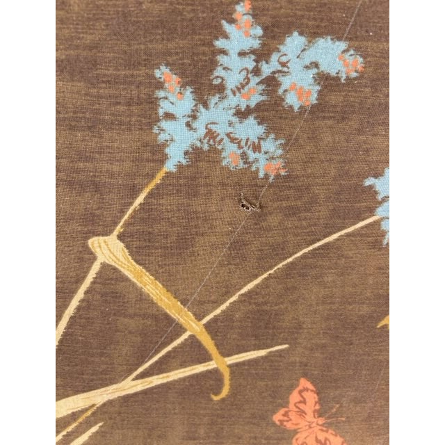 Vintage Screen Print Folding Screen For Sale - Image 10 of 12