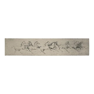 William Meyerowitz Equestrian Etching For Sale