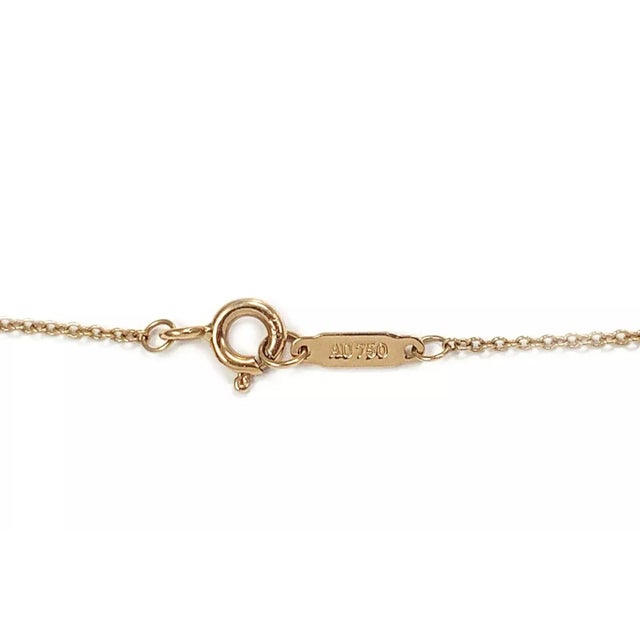 Metal Tiffany & Co. Enchant Diamond 18k Rose Gold Flower Pendant Necklace For Sale - Image 7 of 8