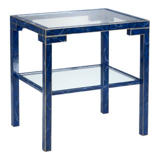 Decker Side Table - Lapis For Sale