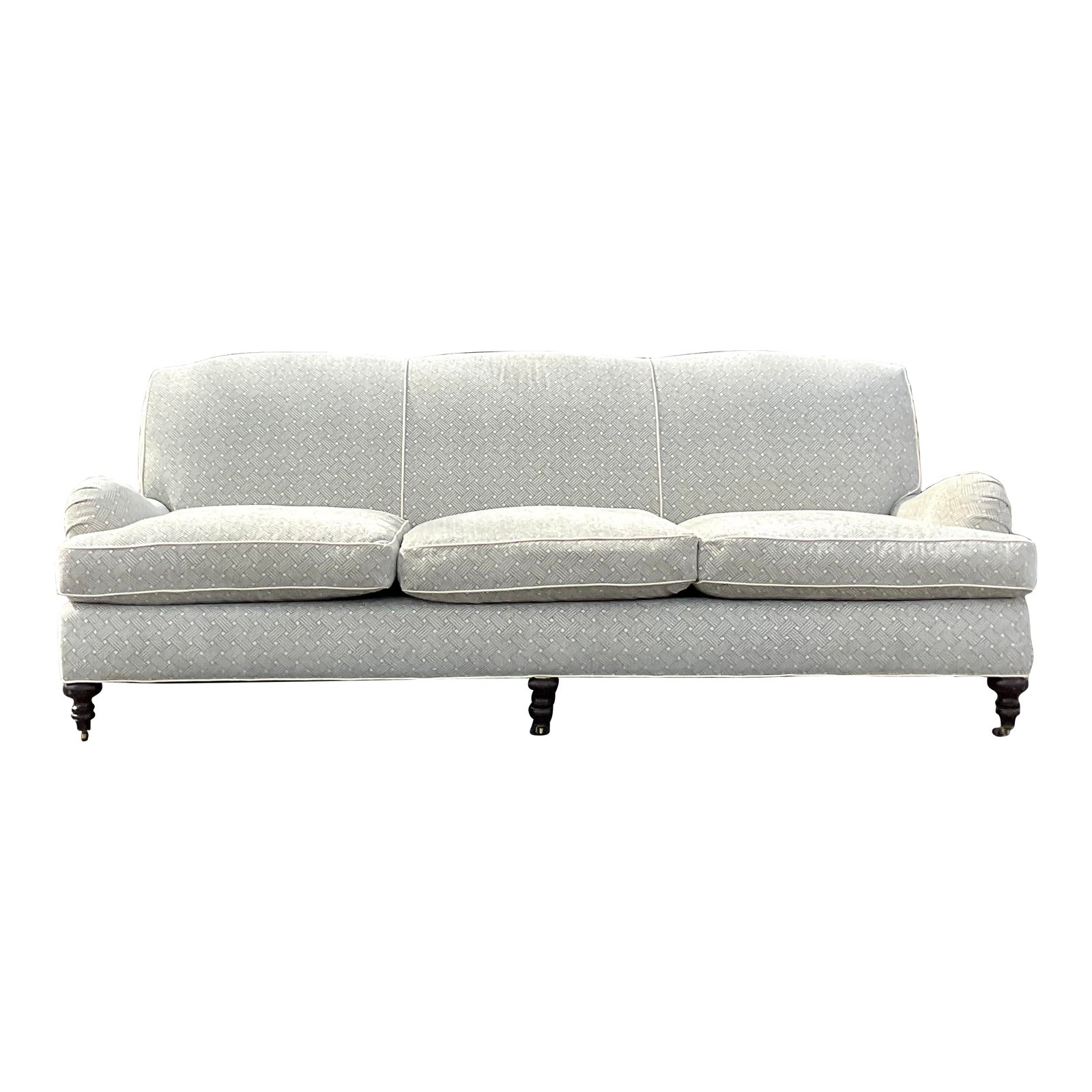 Vintage Regency Lee Industries English Roll Arm Sofa Chairish