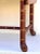 Wood Antique Table Desk: Warm Red Lacquer and Gilt Chinoiserie French Table / Writing Desk For Sale - Image 7 of 12
