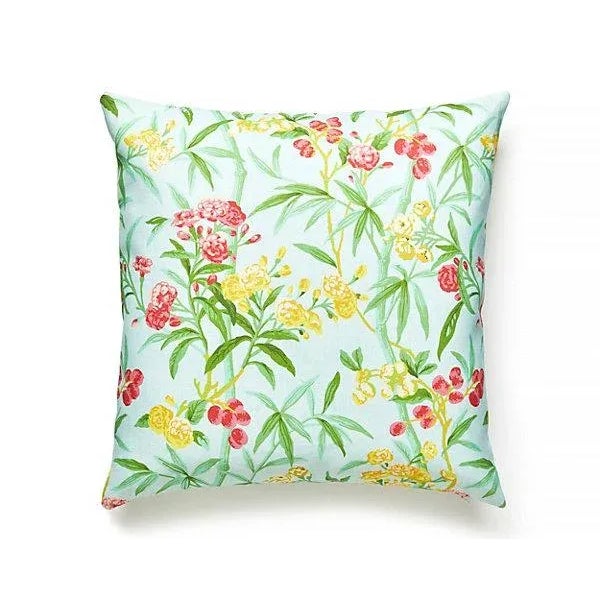 Traditional The House of Scalamandré Lanai Outdoor Pillow, Passion Fruit For Sale - Image 3 of 3