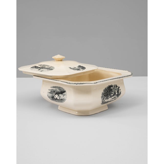 Mid 20th Century 20th Century Dutch Special Edition Porcelain Tureen with Lid For Sale - Image 5 of 18