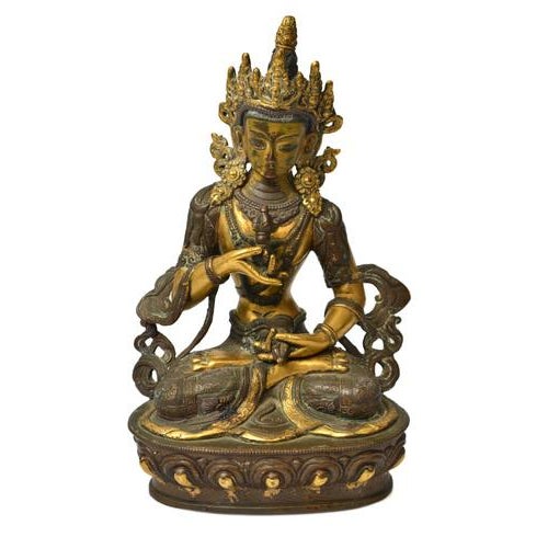 Tibetan Bronze Figure White Tare For Sale - Image 16 of 16