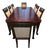 Henredon Mahogany Dining Table - Set of 9 For Sale