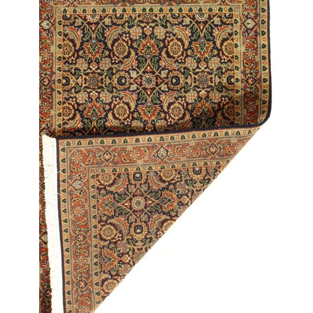 Traditional Pasargad DC Navy Blue Hand Knotted Fine Herati Rug For Sale - Image 3 of 4