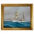 Beaux-Arts "Sailing Yacht Narada" After Antonio DeSimone, Contemporary Reproduction Print on Canvas, Framed, 16 x 20 For Sale - Image 3 of 3