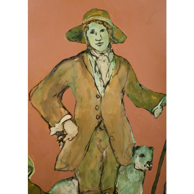 Ira Yeager Country French Farmer With Animals 8 Ft. For Sale - Image 9 of 18