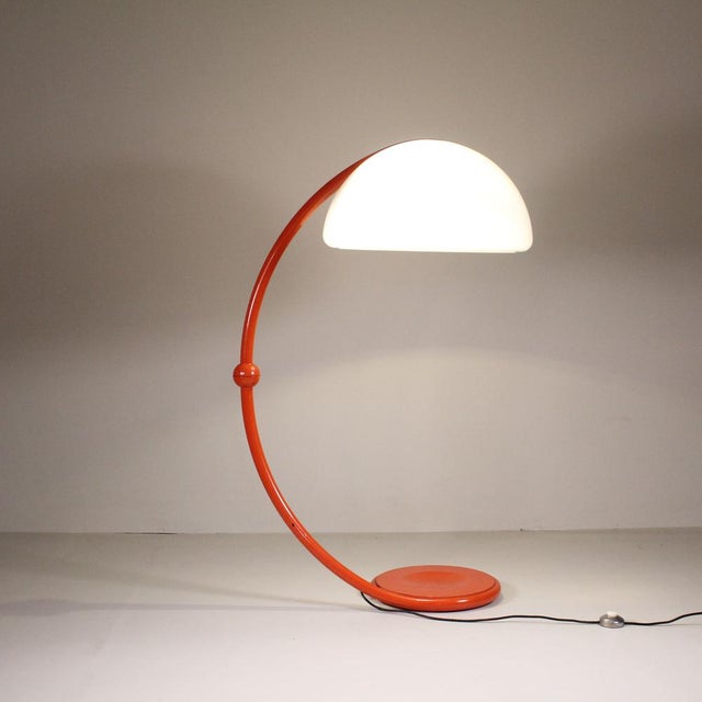 Serpente Floor Lamp by Elio Martinelli for Martinelli Luce, in Good conditions. Designed 1970 to 1979 I have official...