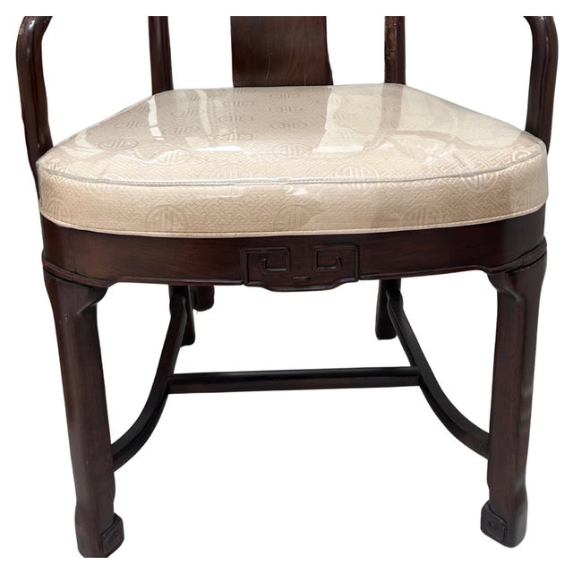 Textile 1980s Drexel Heritage Ming Treasure Dining Room Set For Sale - Image 7 of 9