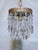 Brass 1950's Italian Brass Rim Chandelier For Sale - Image 8 of 8