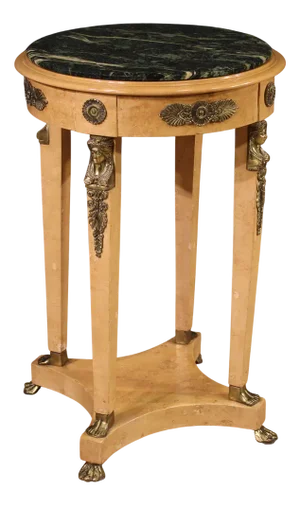 French Side Table in the style of Retour Degypte, 1960s