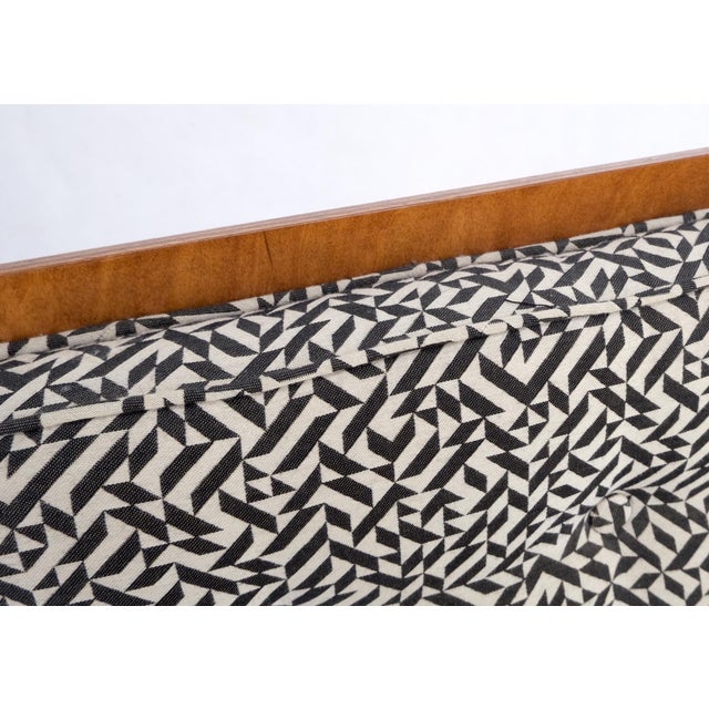 Mid-Century Modern Bent Plywood Scoop Shape Chair & Ottoman on Dowel Legs Mint For Sale - Image 12 of 18