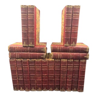 Late 19th Century Collected Works of WM M. Thackeray - 20 Volume Set For Sale