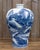 20th Century Chinese Blue and White Kangxi-Style Meiping Porcelain Vase For Sale - Image 3 of 18