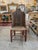 Rustic 19th Century Primitive Folk Art "Make-Do" Fireside Wing Chair For Sale - Image 3 of 9