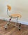 A rare signed sculptural chair by American designer Joey Manic (Joseph Boron), known for futuristic industrial furniture...