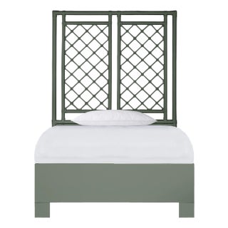 X & Diamond Standard Bed Twin, Evergreen For Sale