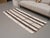 1970s Vintage Handmade Wool Cotton White Brown Runner Rug For Sale - Image 10 of 11