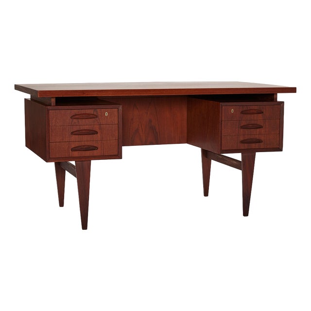 Mid-Century Teak Desk, Denmark, 1960s For Sale