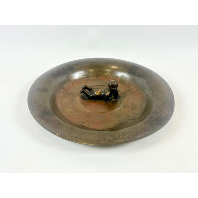 Art Deco Danish Bronze Dish from Ægte Ildfast, 1930s For Sale - Image 4 of 10