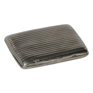 Silver Cigarette Case, 1970s For Sale