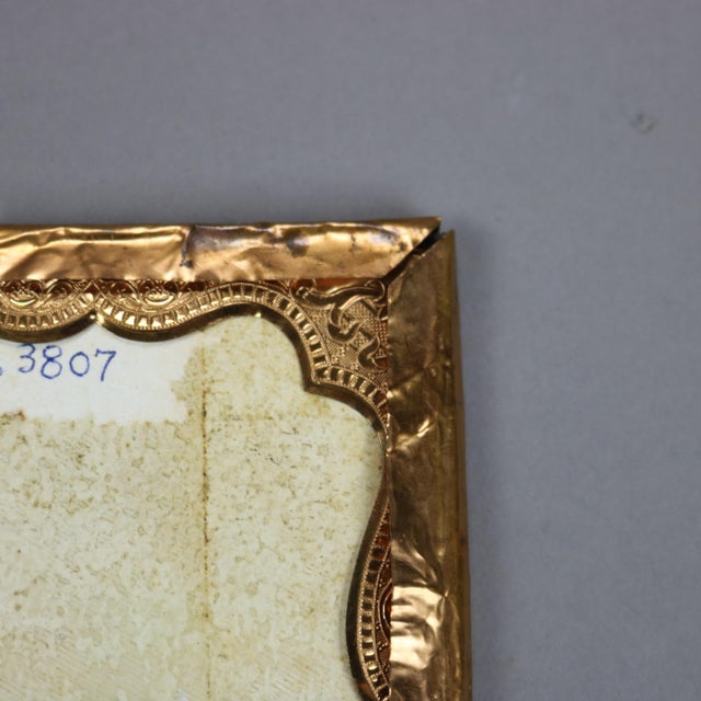 Antique Miniature Print of Woman & Child, Framed, 19thC For Sale - Image 9 of 10