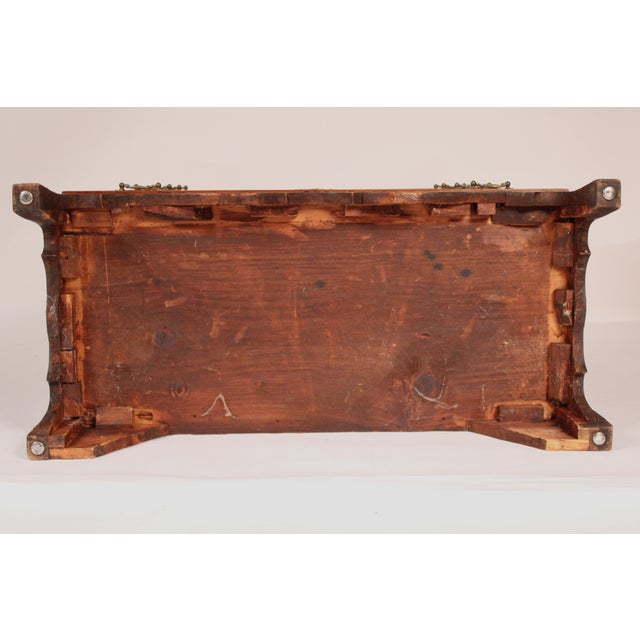 Early 19th Century American Federal Cherry Wood Slant Top Desk For Sale - Image 13 of 16