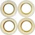 1960s 1960s Rosenthal Golden Grail Encrusted Gold Porcelain Dinnerware by Raymond Loewy - 45 Piece Service for Eight For Sale - Image 5 of 13