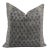 Block Printed Elegant Heavy Thick Linen Throw Pillow Cover 24x24 Inch- Rangoli Art For Sale