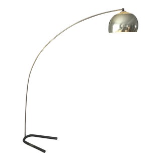 Brass Arco Style Lamp For Sale