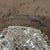 Gray 1950s Retro Silver Silk, and White Beads Hand-Crafted Italian Evening Bag For Sale - Image 8 of 9