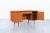 Danish Modern Teak Executive Desk With Bookcase, 1960s For Sale - Image 9 of 12