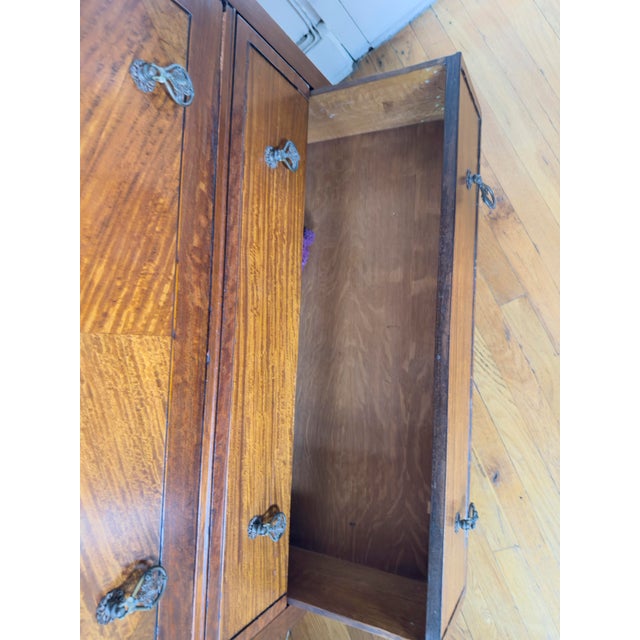 Sheraton Late 19th Century American Federal / Sheraton Style Tall Chest of Drawers For Sale - Image 4 of 11