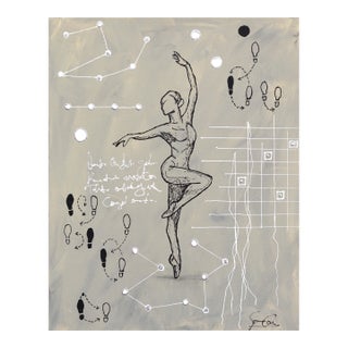 Traces of Grace - Contemporary Abstract Figurative Mixed Media Original Artwork by Soren Grau For Sale