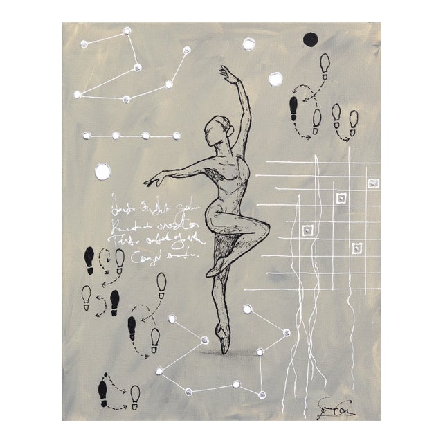 Traces of Grace - Contemporary Abstract Figurative Mixed Media Original Artwork by Soren Grau For Sale