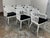 Contemporary Cb2 Mae Rattan Dining Armchairs, Set of Six For Sale - Image 3 of 12