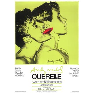 Andy Warhol, Querelle Green, Offset Lithograph, 1983 For Sale