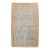 Early 20th Century Zabihi Collection Sky Blue Peach Persian Sarouk Accent Rug - 4'3" x 6'7" For Sale