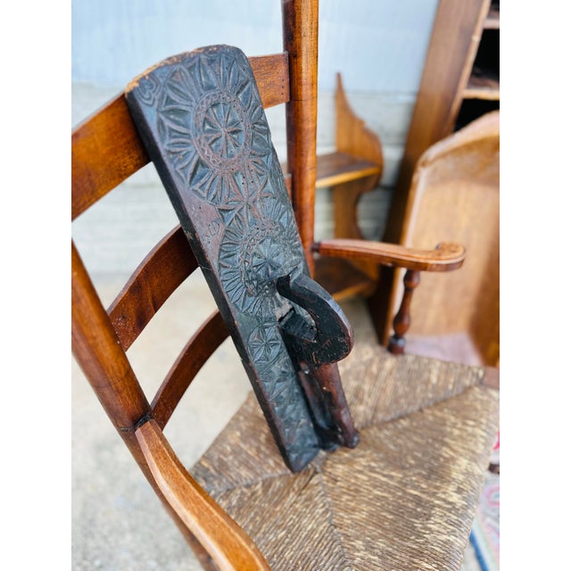 Antique Hand Carved Wall Hanging For Sale In Charleston - Image 6 of 7