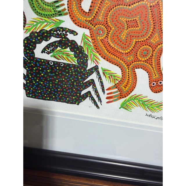 2010s Celestial Meets the Sea Bhil Tribal Art For Sale - Image 5 of 13