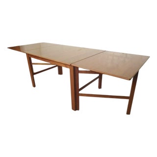 Mid 20th Century Nils Jonsson Teak Mid-Century Drop Leaf Dining Table For Sale