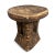 Vintage hand carved Bamileke pedestal stool or side table. Masterfully crafted from a single piece of indigenous wood....